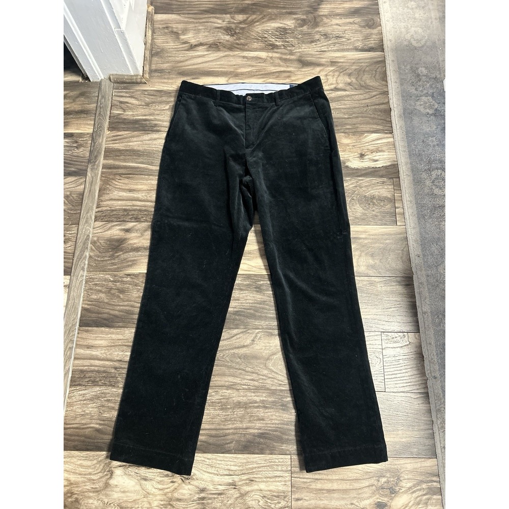Polo Ralph Lauren Men's Stretch Classic Fit Corduroy Pants Size 36x34 Black 622